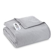 Shavel Shavel EBTWGRS Micro Flannel Twin Greystone Electric Heated Comforter & Blanket EBTWGRS